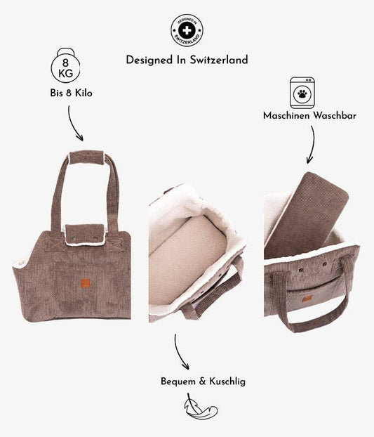 Lucky Dog Taske - Khaki