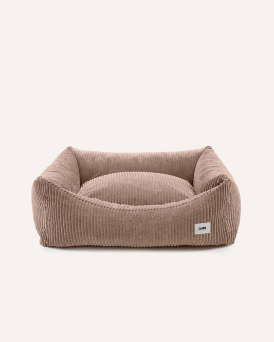 Cafide - Snozy hundeseng - beige Fløjl