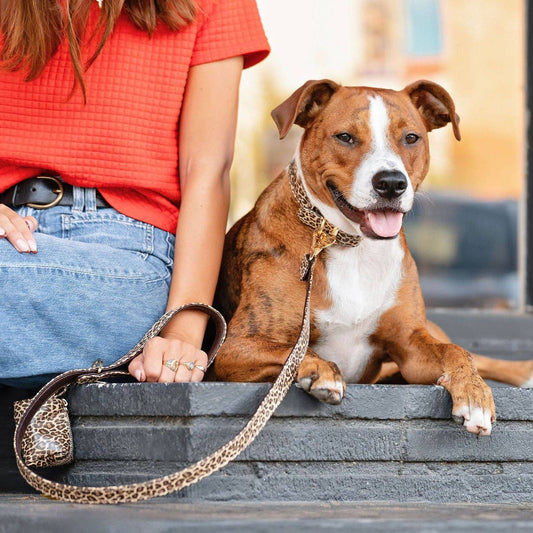 Pølleposetaske i Leopardprint