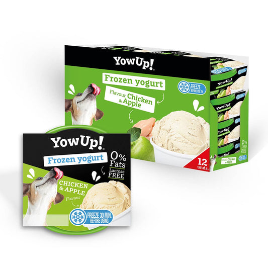 YowUp Ice Cream - Frozen Yogurt med kylling og æble - 0% fedt