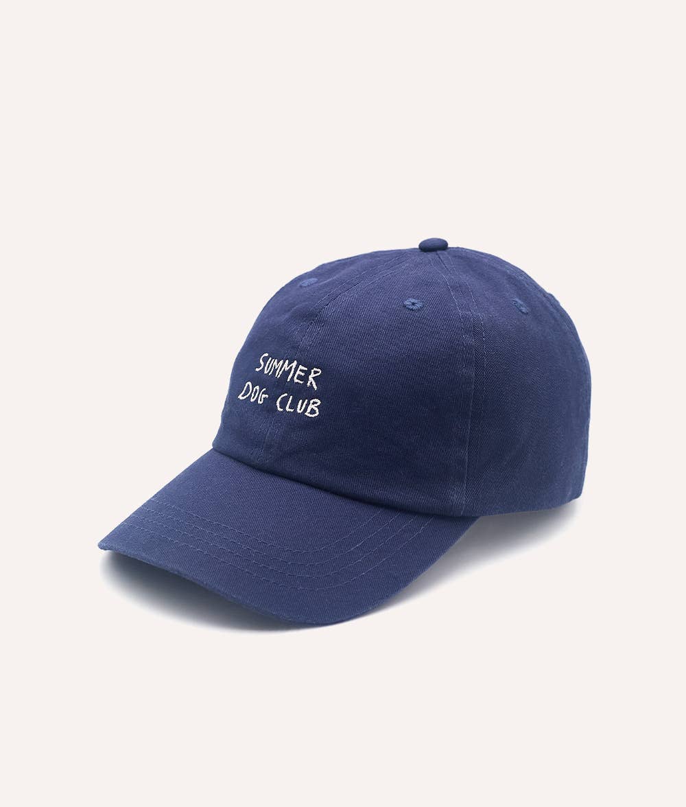 Summer dog club cap - navy