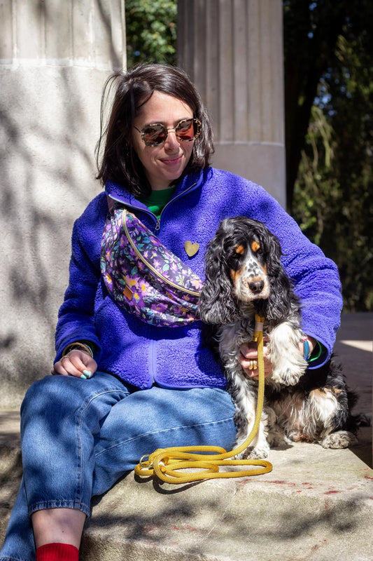 Bandana - Lilla sequin