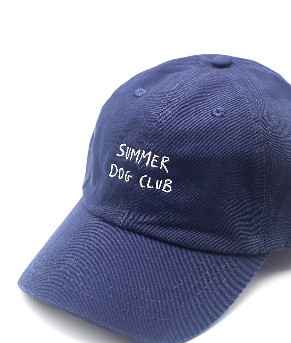Summer dog club cap - navy