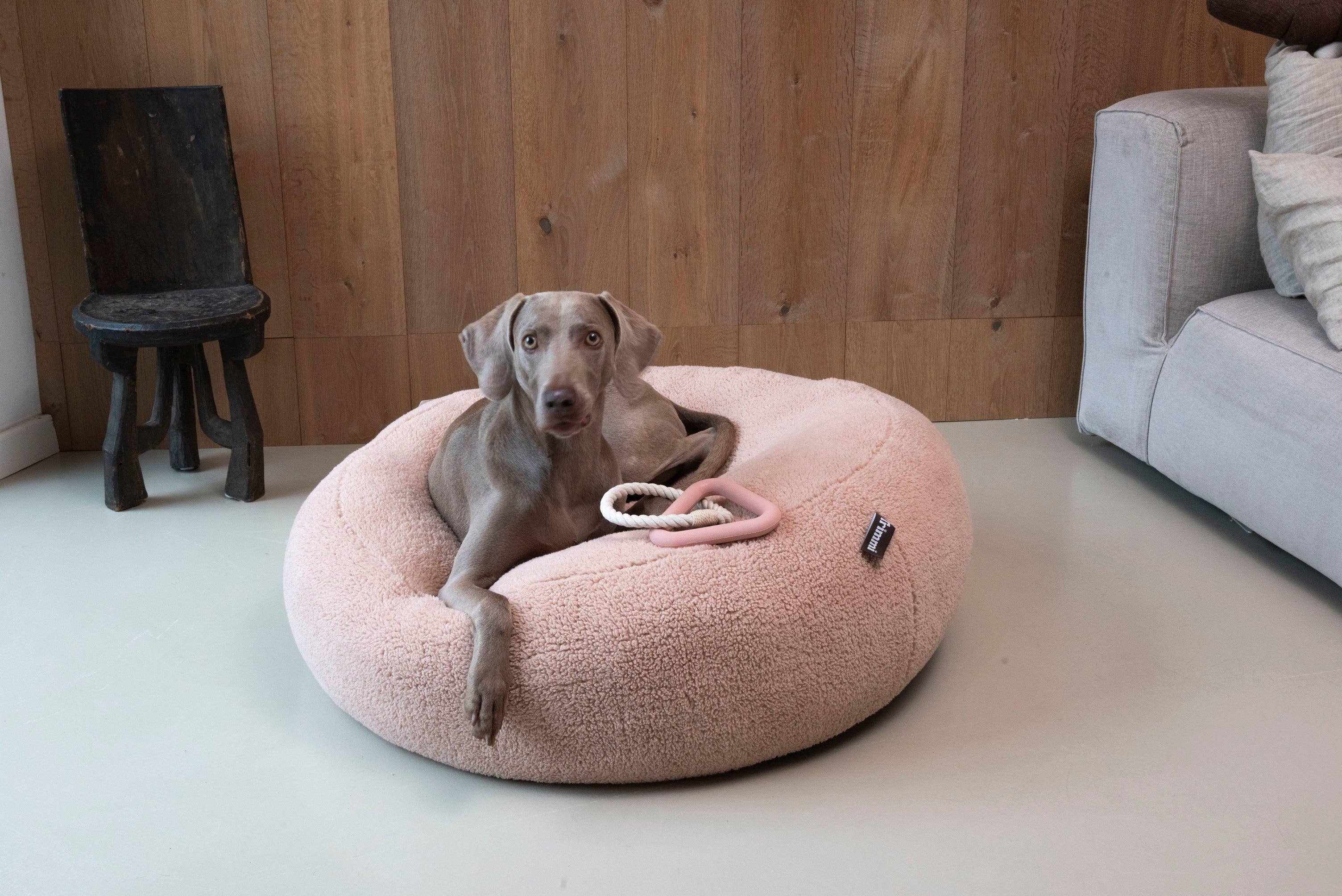Teddy puf, soft rose