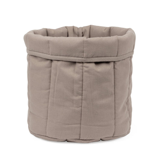 Opbevaringskurv, mørk sand