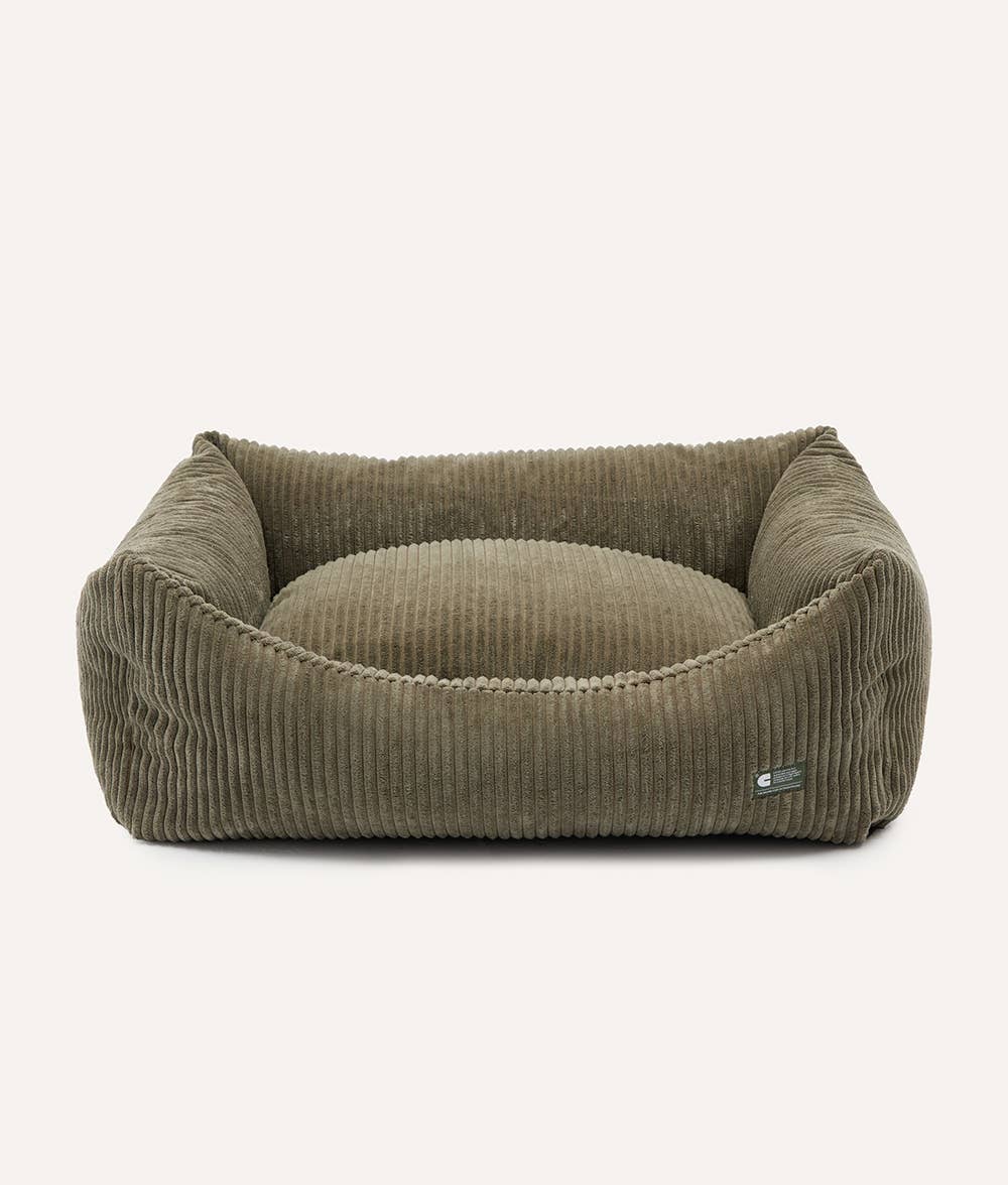 Cafide - Snozy hundeseng - forrest green fløjl