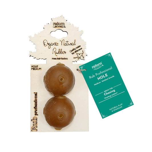 Naturligt hundelegetøj - Bold til godbidder