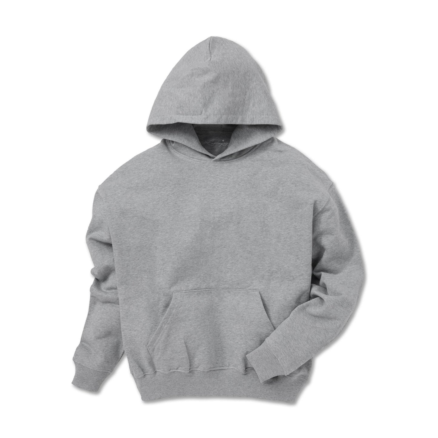 Oversized hættetrøje „Jeg ser normal ud“ grå