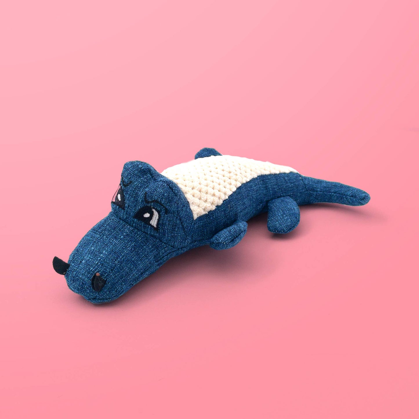Alligator plyslegetøj, blå