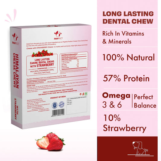 Himalaya osteben med jordbær