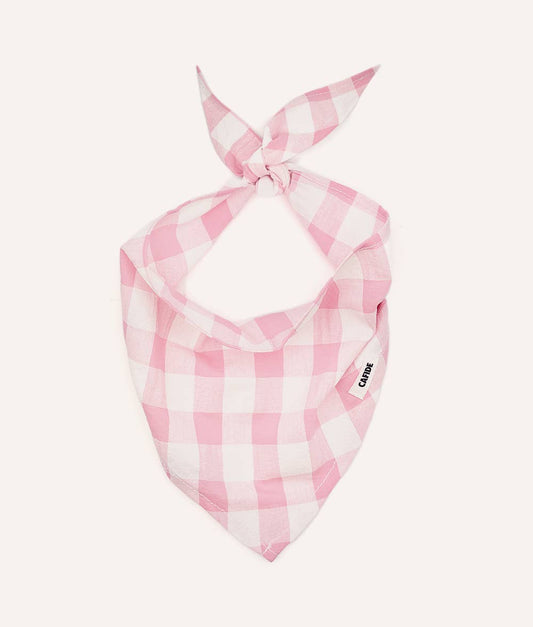 Bandana Vichy, rosa