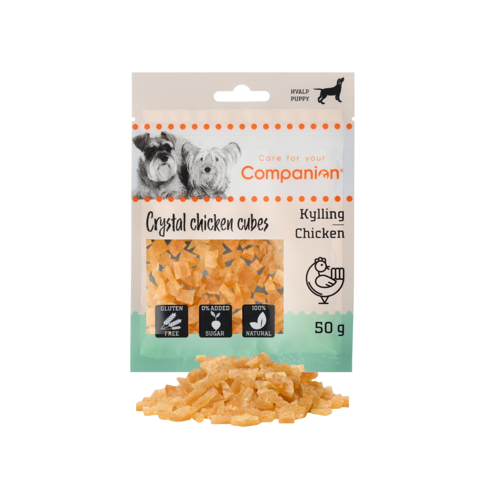 Companion Crystal cubes puppy - kylling
