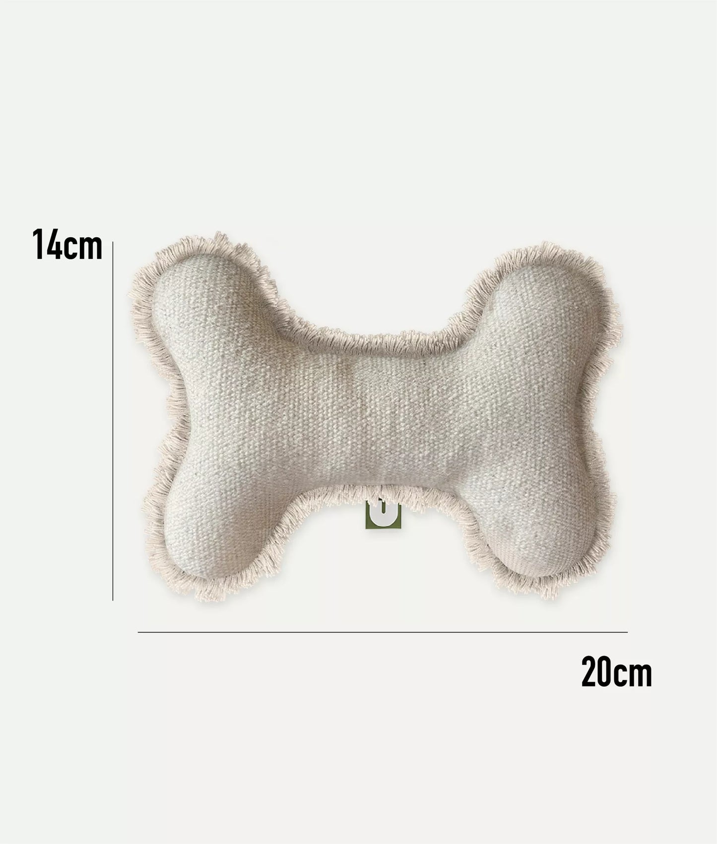 Kødben, beige med kant