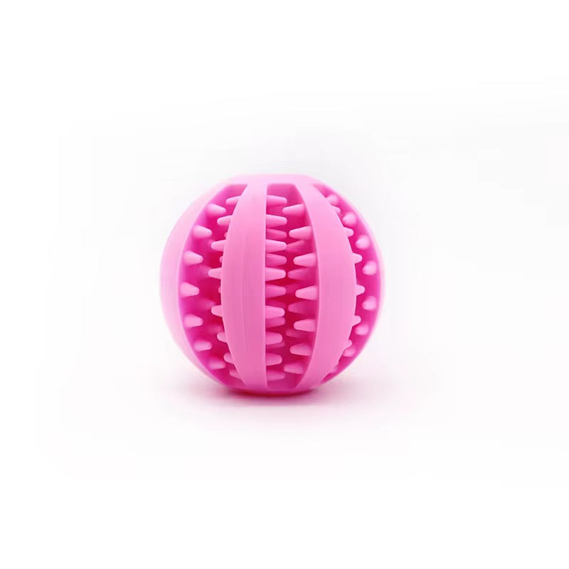 Bold i naturgummi m. mint smag, pink