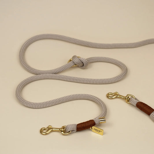 Justerbar og blød rebsnor til hvalpe, chai latte