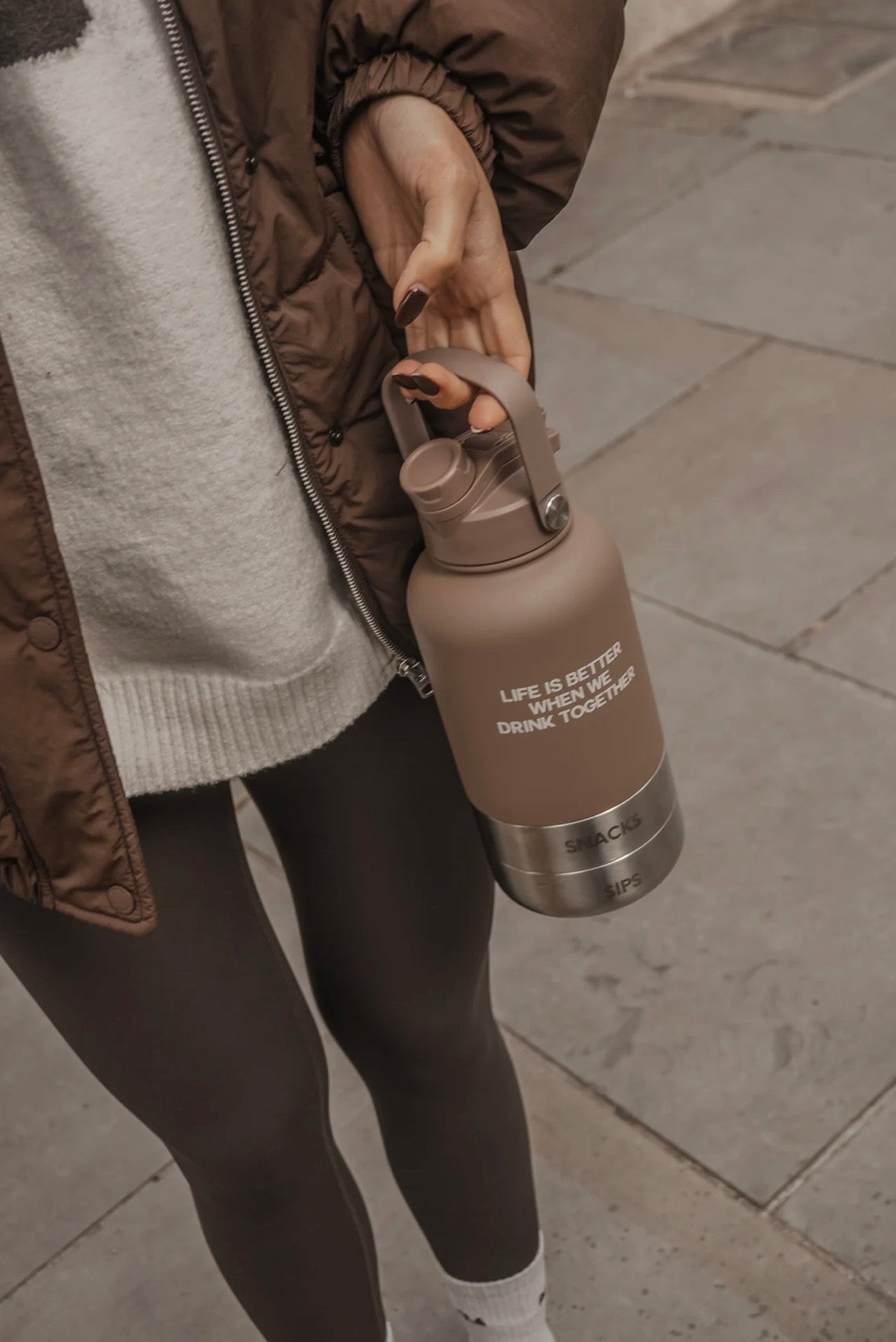 Skålflasken - 3-i-1 Rejseflaske - Chocolate