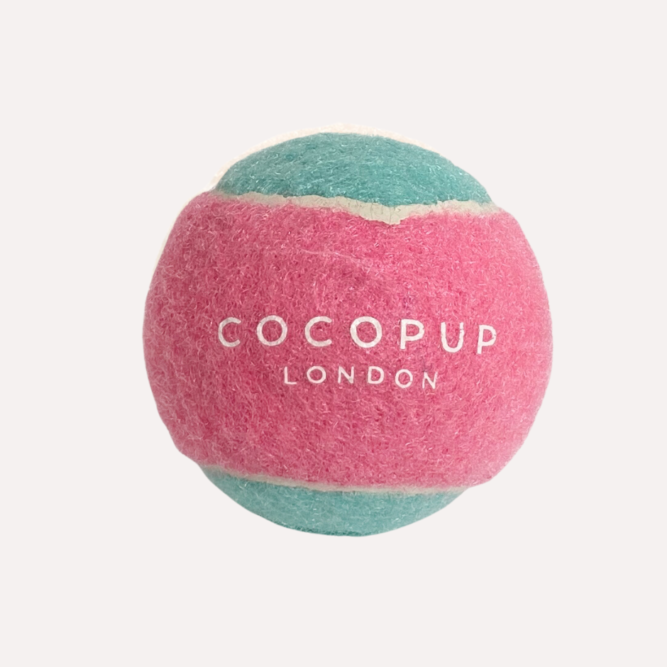 Tennisbold - Lyserød & Blå