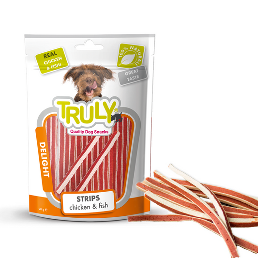 Truly Dog Strips 90g