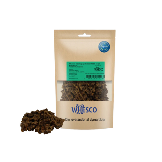 Whesco // 100% naturlige godbidder af rådyr // 100 gram