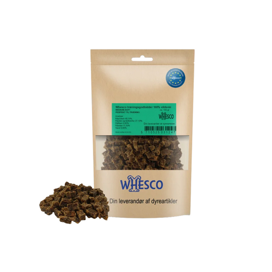 Whesco // 100% naturlige godbidder af vildsvin // 100 gram