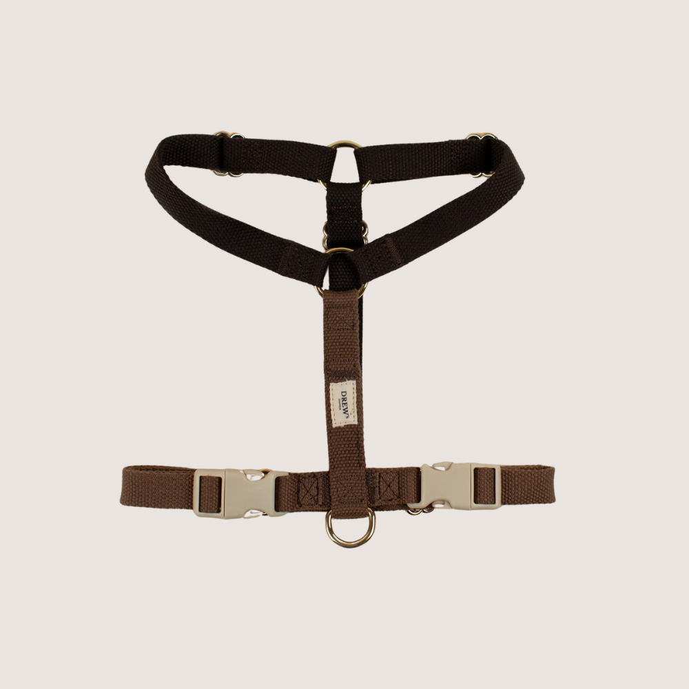 Justerbar hundesele - Chocolate