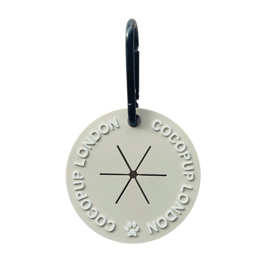 Hundeposeholder - hvid