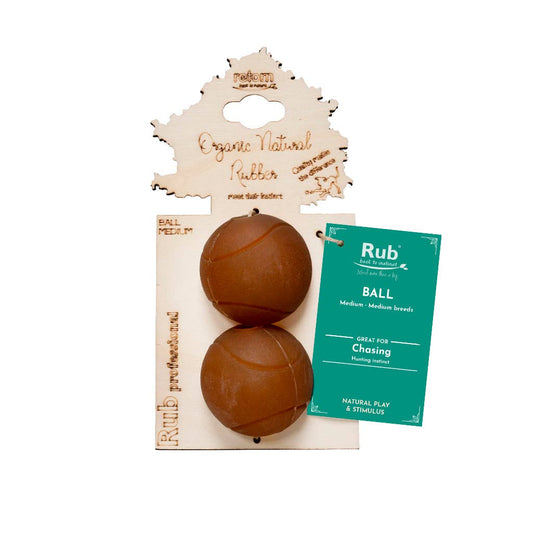 Naturligt hundelegetøj - bolde til godbidder