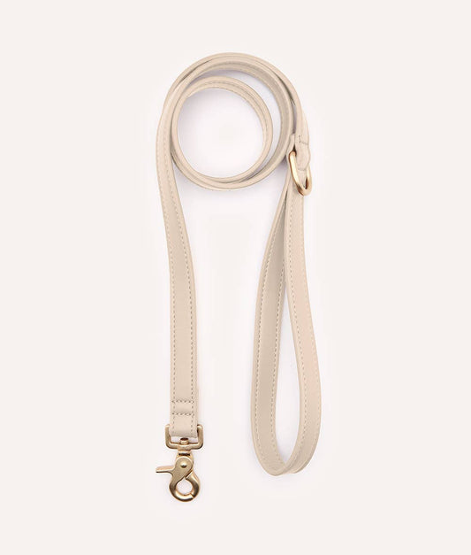 Vegansk lædersnor, beige