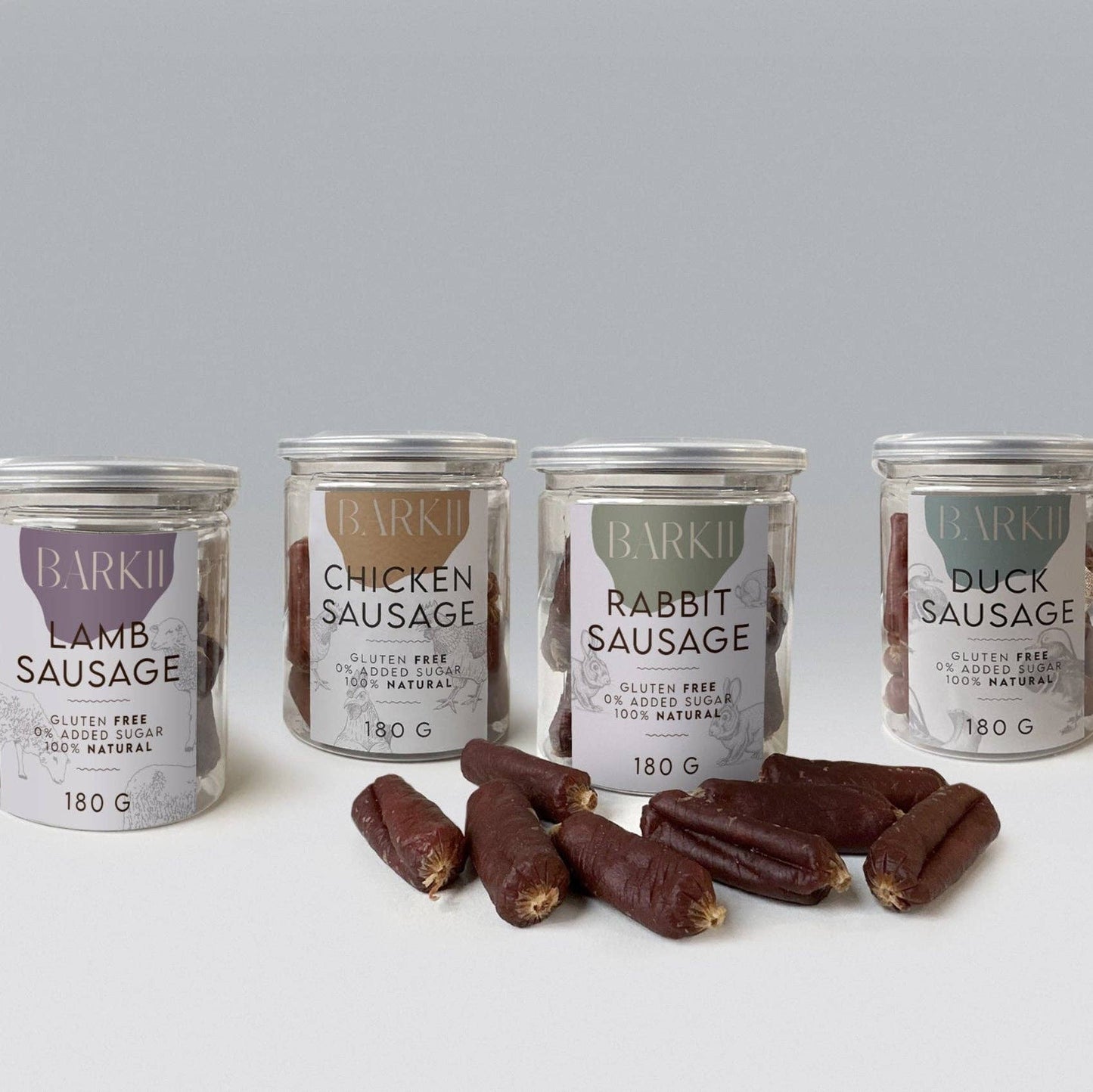Barkii snackpølser - And - 180g.