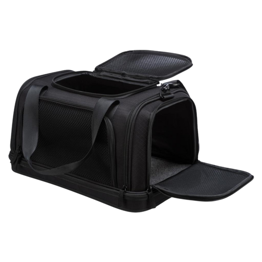 Flytaske til hund, sort