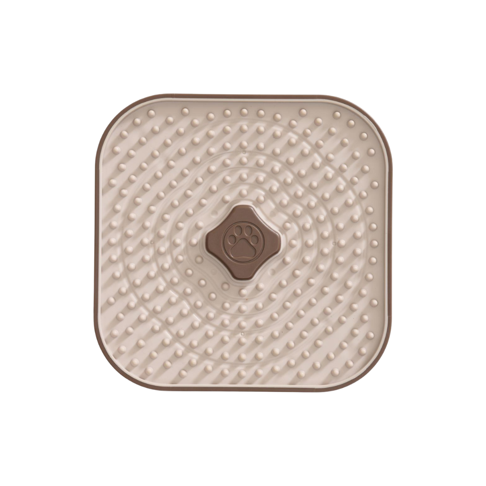 Slikkemåtte, beige
