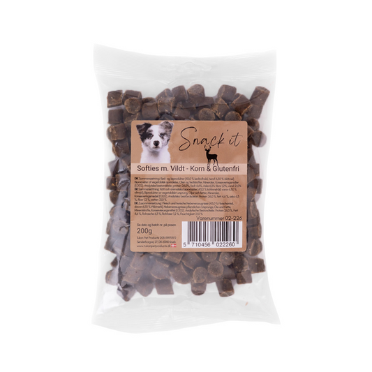 Softies m. vildt - Korn & Glutenfri 200g