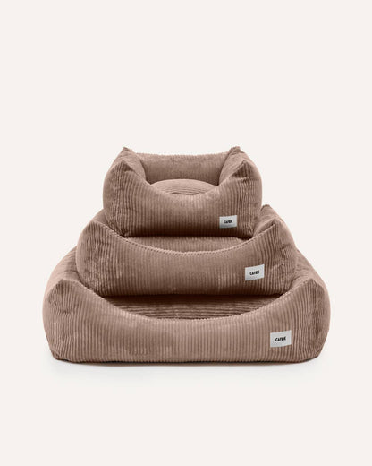 Cafide - Snozy hundeseng - beige Fløjl