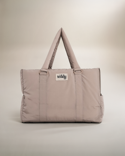 Puffer bæretaske - hazelnut