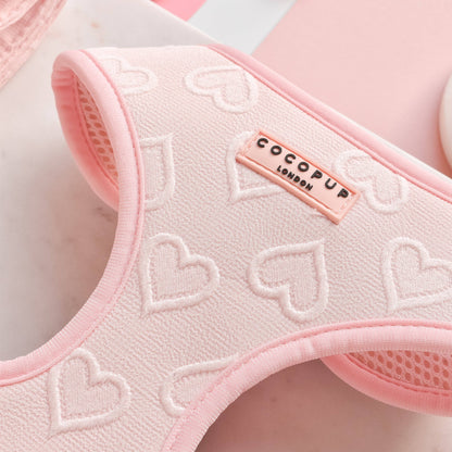 Babypink sele med hjerter
