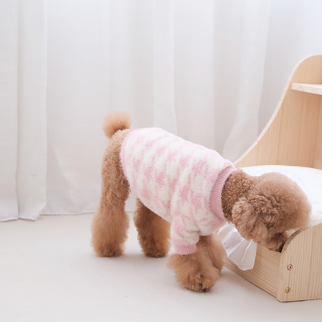 Smørblød hundesweater, pink