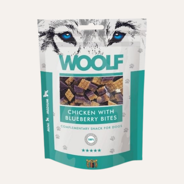 Woolf chicken with blueberry bites, 100g