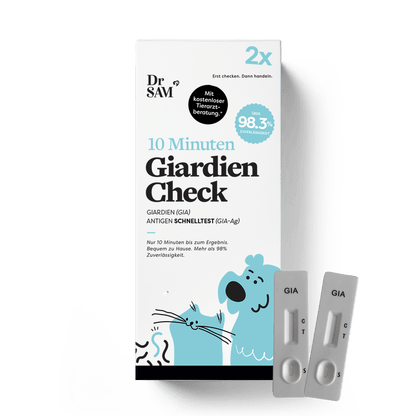 Giardia hjemmetest - svar på 10 minutter - pakke med 5 test
