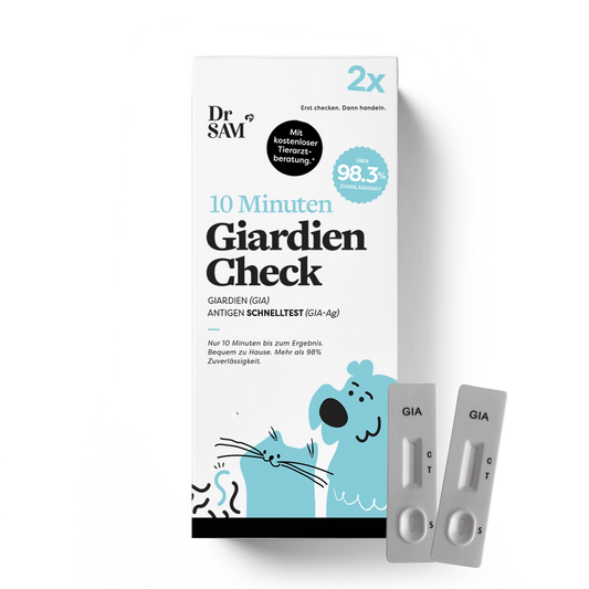 Giardia hjemmetest - svar på 10 minutter - pakke med 2 test