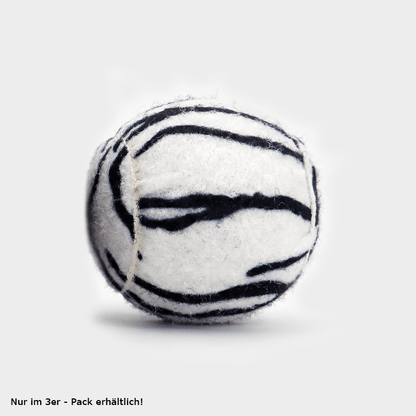 3-pak tennisbolde - jungle edition 🐅🦓🐆