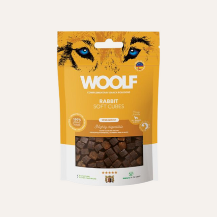 Woolf Soft Cubes Rabbit, 100g.