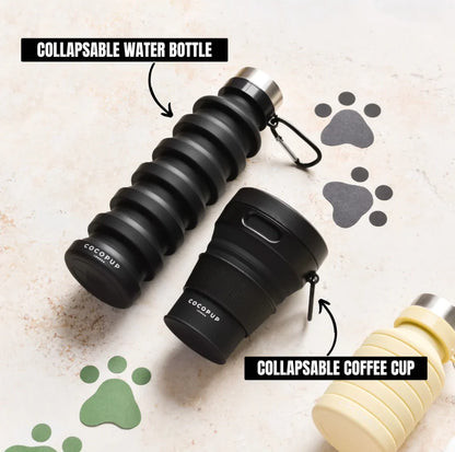 Sammenklappelig kaffekop, sort