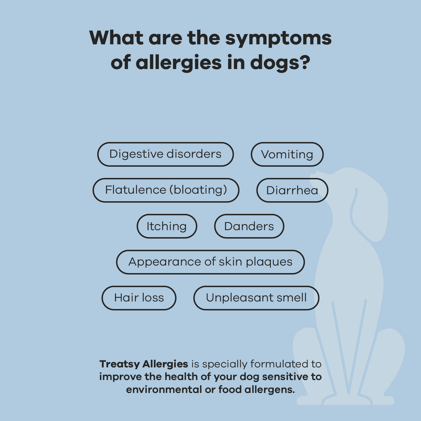 Hund anti-kløe Allergi tilskud