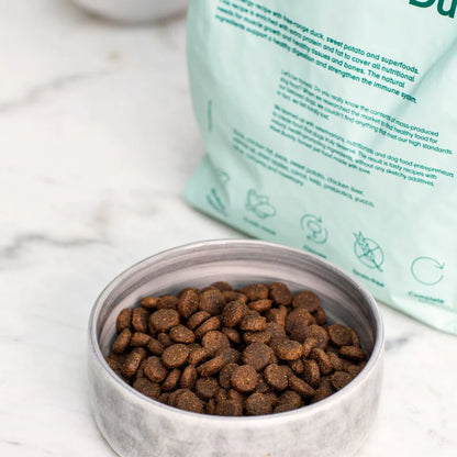 100% naturligt hundefoder med fritgående and