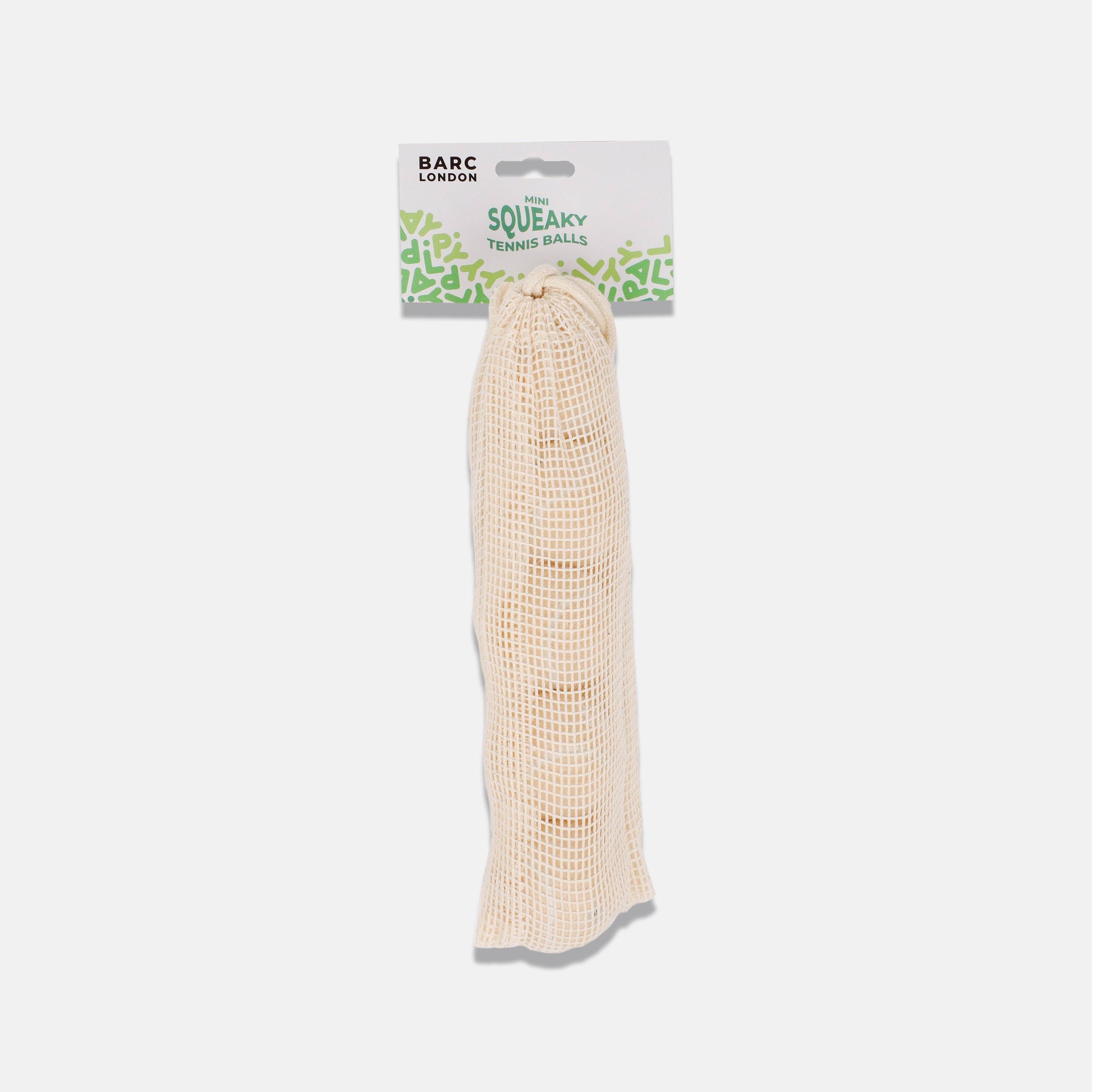 Beige mini tennisbolde - 5-pak