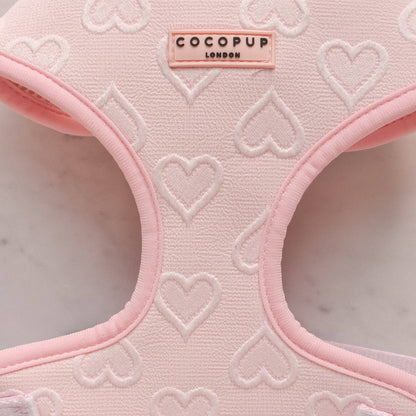 Babypink sele med hjerter