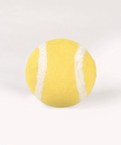 Hunde tennisbold af fåreuld