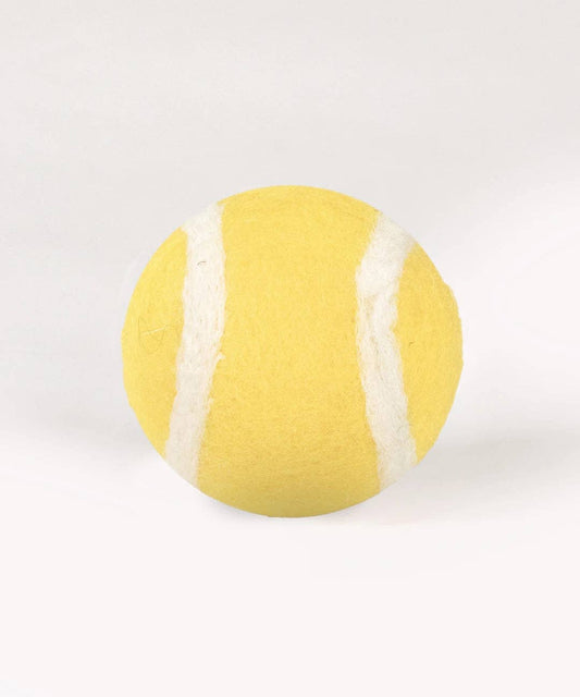 Hunde tennisbold af fåreuld