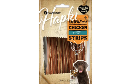 HAPKI SUSHI STRIPS FINE WITH CHICKEN AND FISH 85G