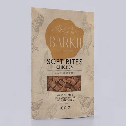 Barkii Godbidder - Kylling - 100g.